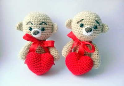 Free Valentine's Animals Crochet Patterns!