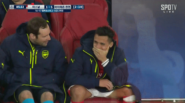 웃음 참는 체흐-산체스