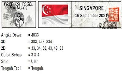 Bocoran prediksi singapura