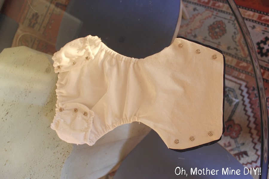 diy cubre pañales bebé