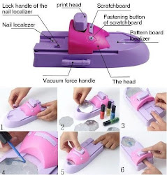 nail machine printing polish stamping diy pm posted