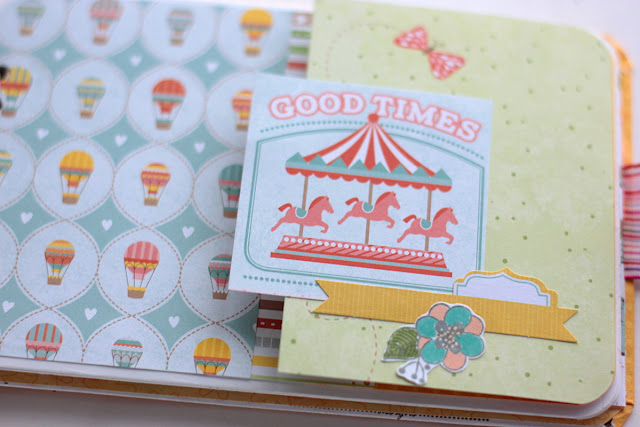 Family Mini Album by Elena Olinevich using BoBunny Weelend Adventures Collection