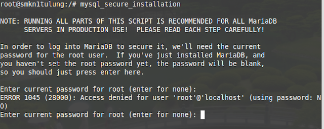 1045 access denied for user root
