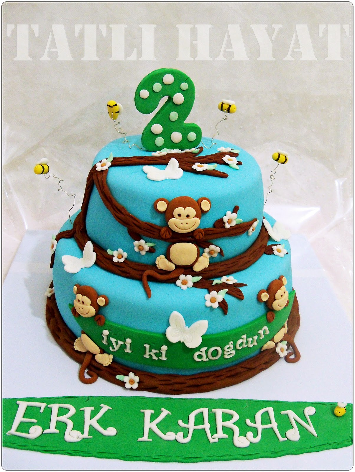 TATLI HAYAT PASTA TASARIM MAYMUNLU PASTA