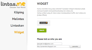 Widget Lintas Me Widget Lintas Me