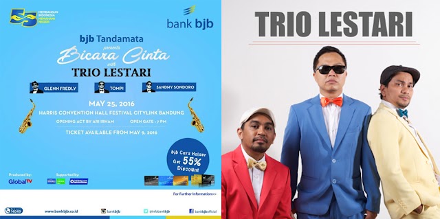 Konser BJB Tandamata Bicara Cinta with Trio Lestari