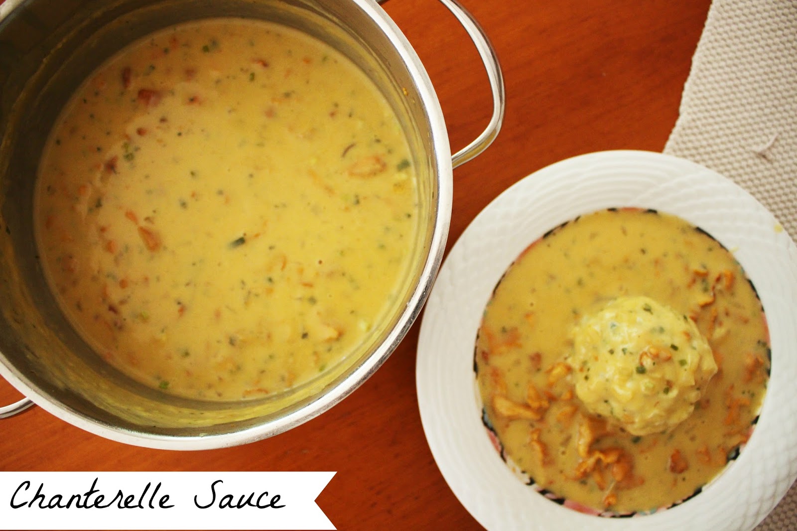 Chanterelle Sauce Traditional Austrian Food The Goodway