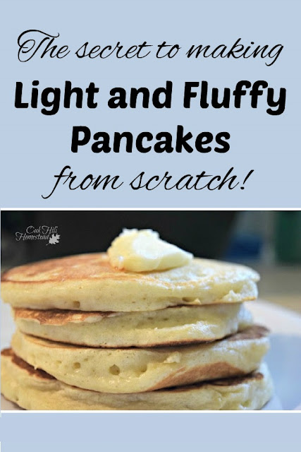 Do you want to learn how to cook from scratch? Here's the secret to making light and fluffy pancakes - it's easy!