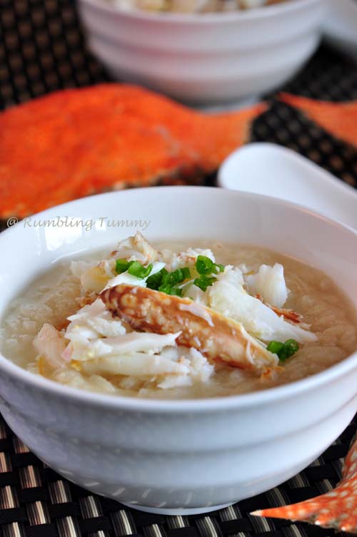 Rumbling Tummy Crab porridge