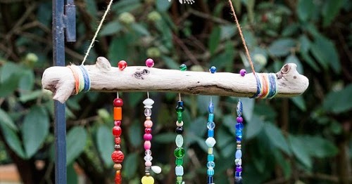 Use Your Odd Beads to Make a Garden Chime or Suncatcher - The Beading