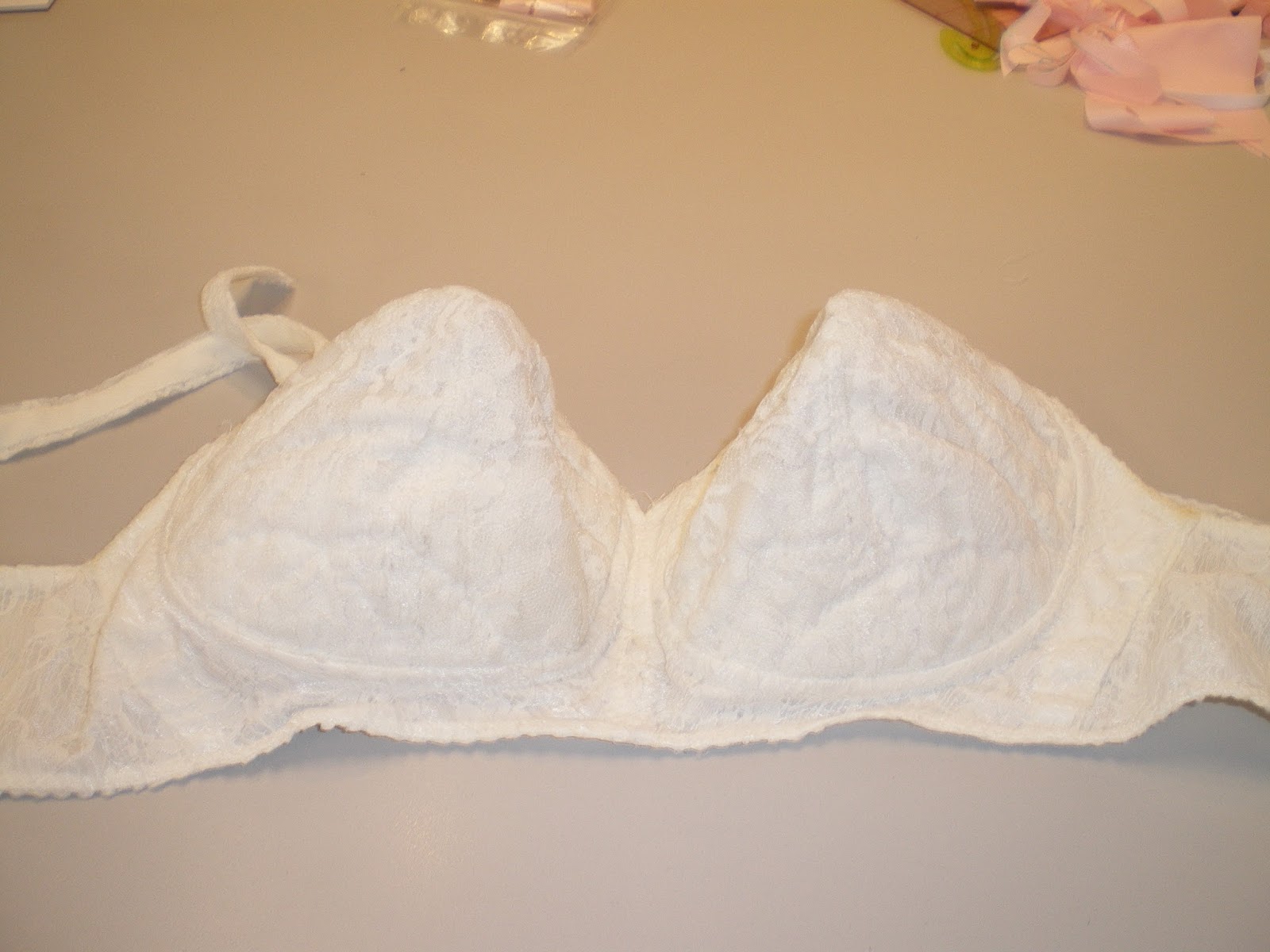 Once Upon a Time - The White Vintage Bra - Life of a Fairy Bra Mother
