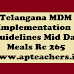 Telangana MDM Implementation Guidelines Mid Day Meals Rc 265