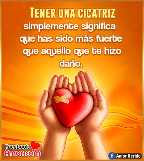 corazón herido en la mano corazón herido en la mano