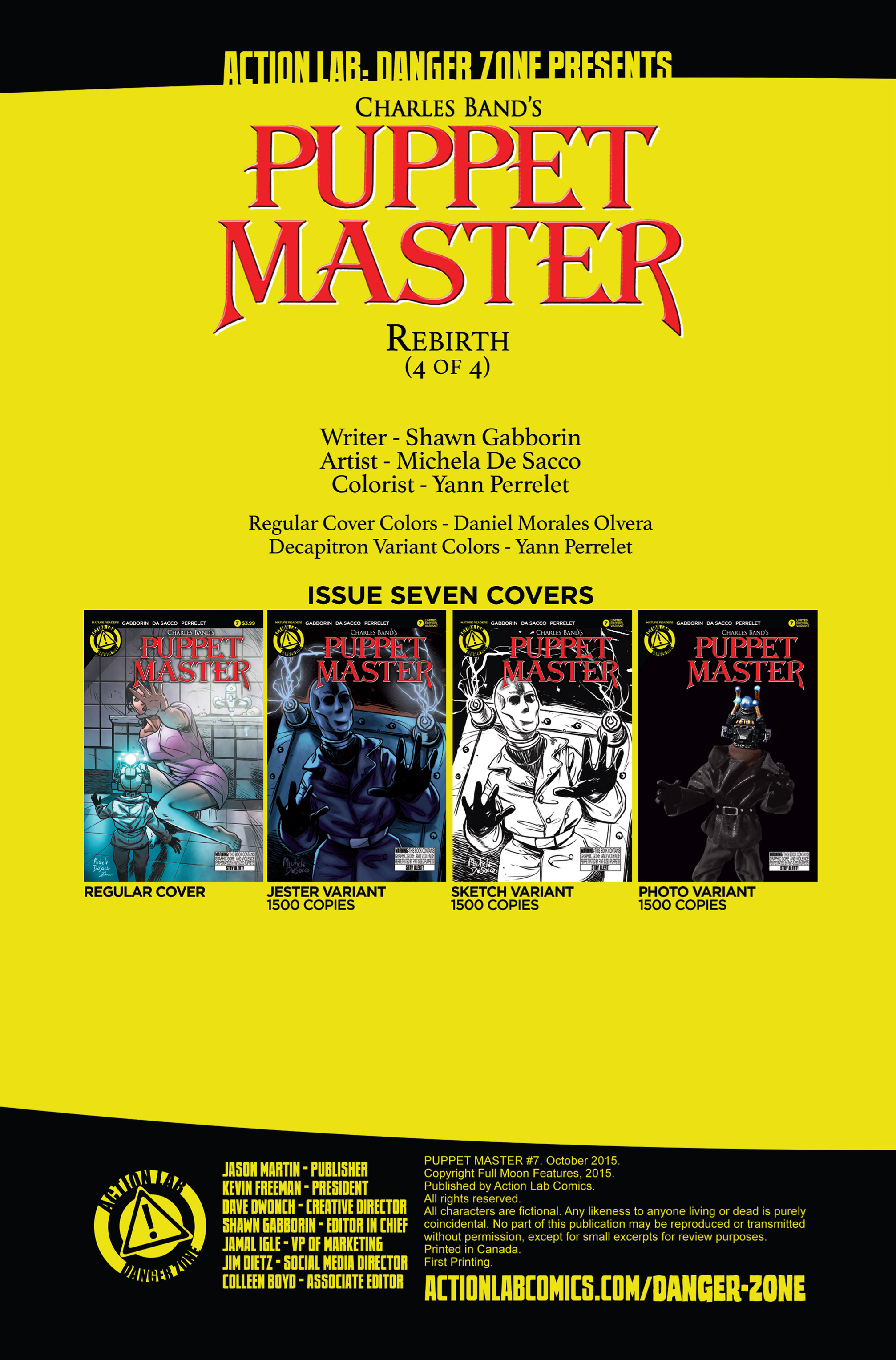 Read online Puppet Master (2015) comic -  Issue #7 - 2