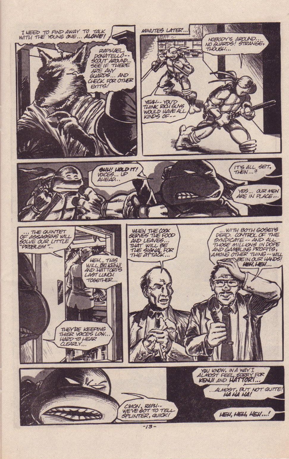 Read online Teenage Mutant Ninja Turtles (1984) comic -  Issue #9 - 15