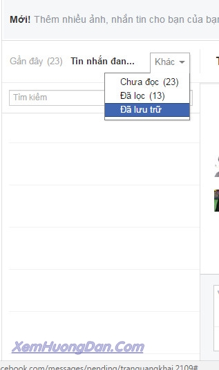Hướng dẫn khôi phục tin nhắn đã xóa trên facebook Huong dan khoi phuc tin nhan da xoa tren facebook