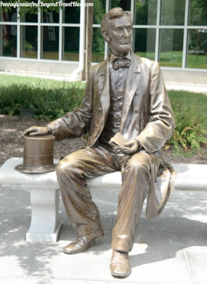 President Abraham Lincoln Statue in Gettysburg Pennsylvania