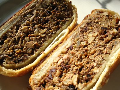 Mushroom Nut Roast in Puff Pastry