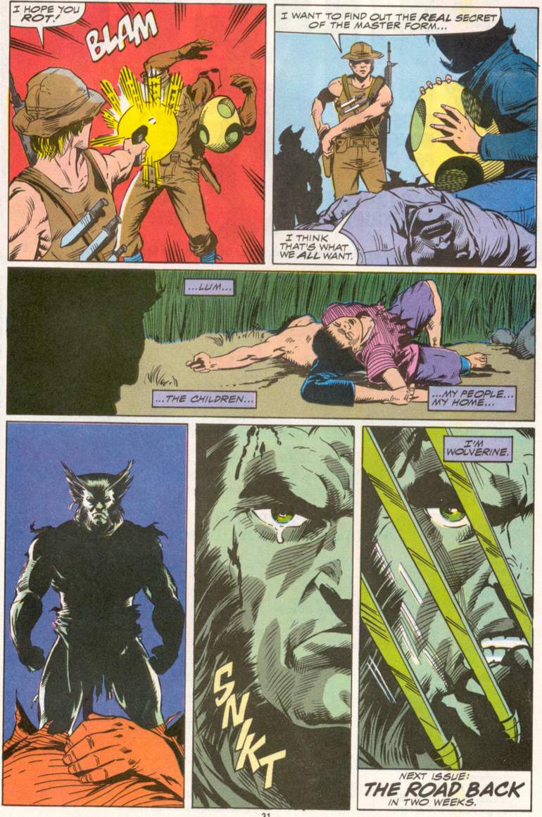 Read online Wolverine (1988) comic -  Issue #28 - 24