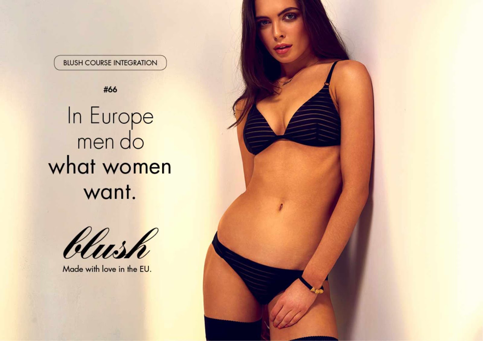 Blush Lingerie Offers Up A Crash Course On Being A Woman In Europe picture pic image