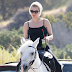 FOTOS HQ: Lady Gaga paseando en su yegua en Malibú - 23/05/16