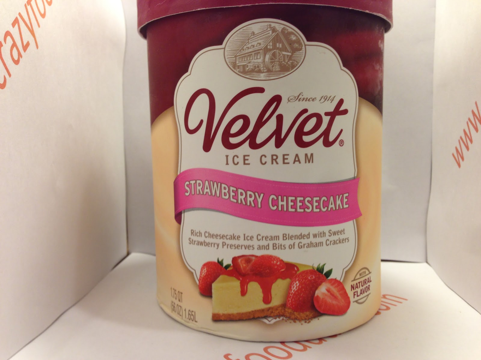 Crazy Food Dude Review Velvet Ice Cream Company Strawberry Cheesecake