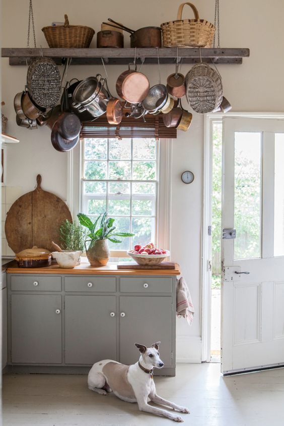 Baskets in the Kitchen.