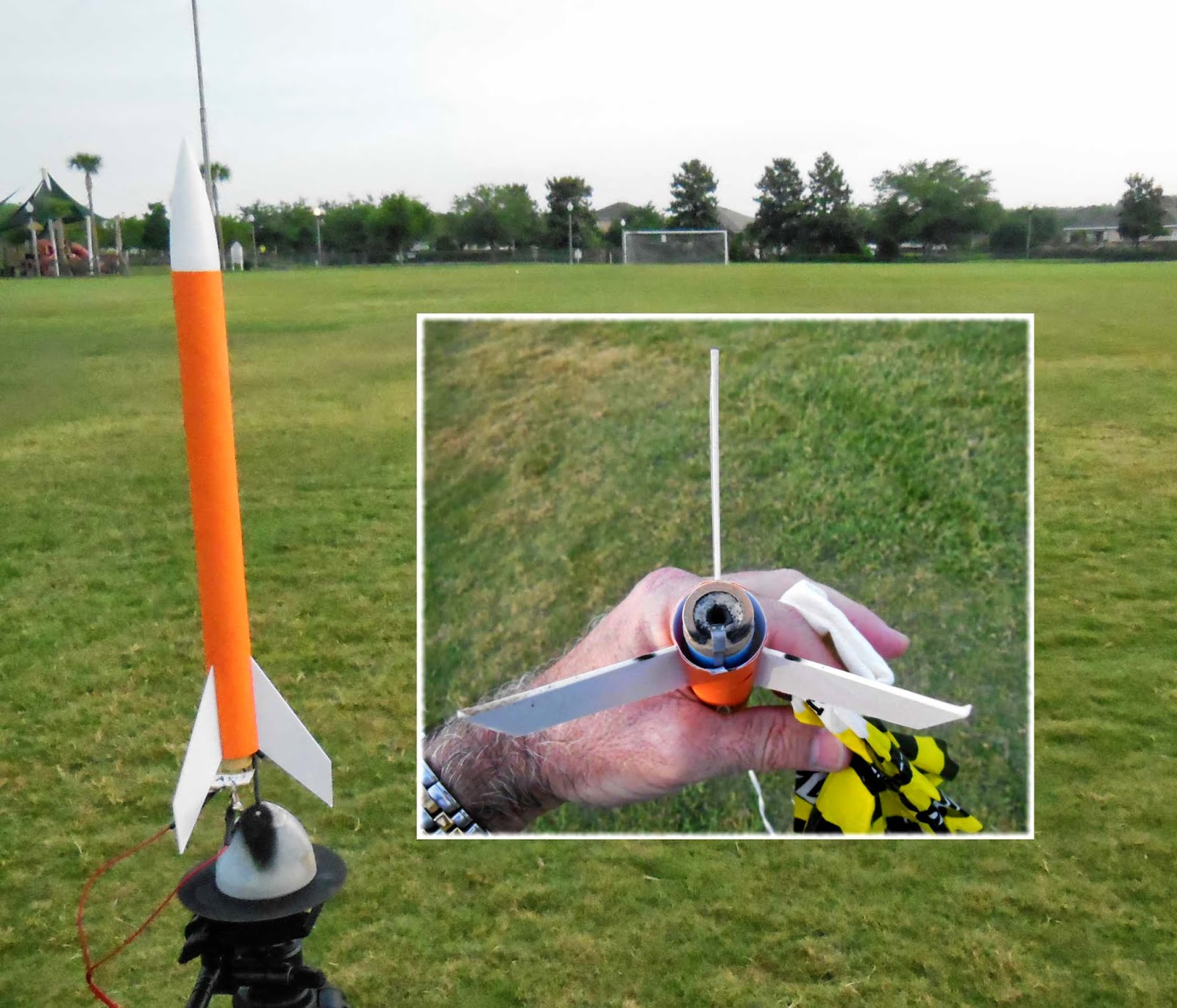 Model Rocket Building Launch! Schoolyard, April 28, 2014