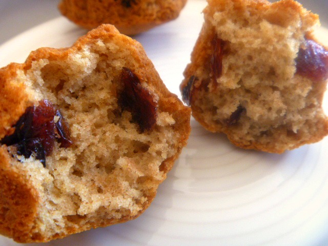 Piping  hot muffins filled with crunchy walnuts, juicy plump cranberries, and a hint of cinnamon.  It was earthy, comforting, and oh so satisfying. - Slice of Southern