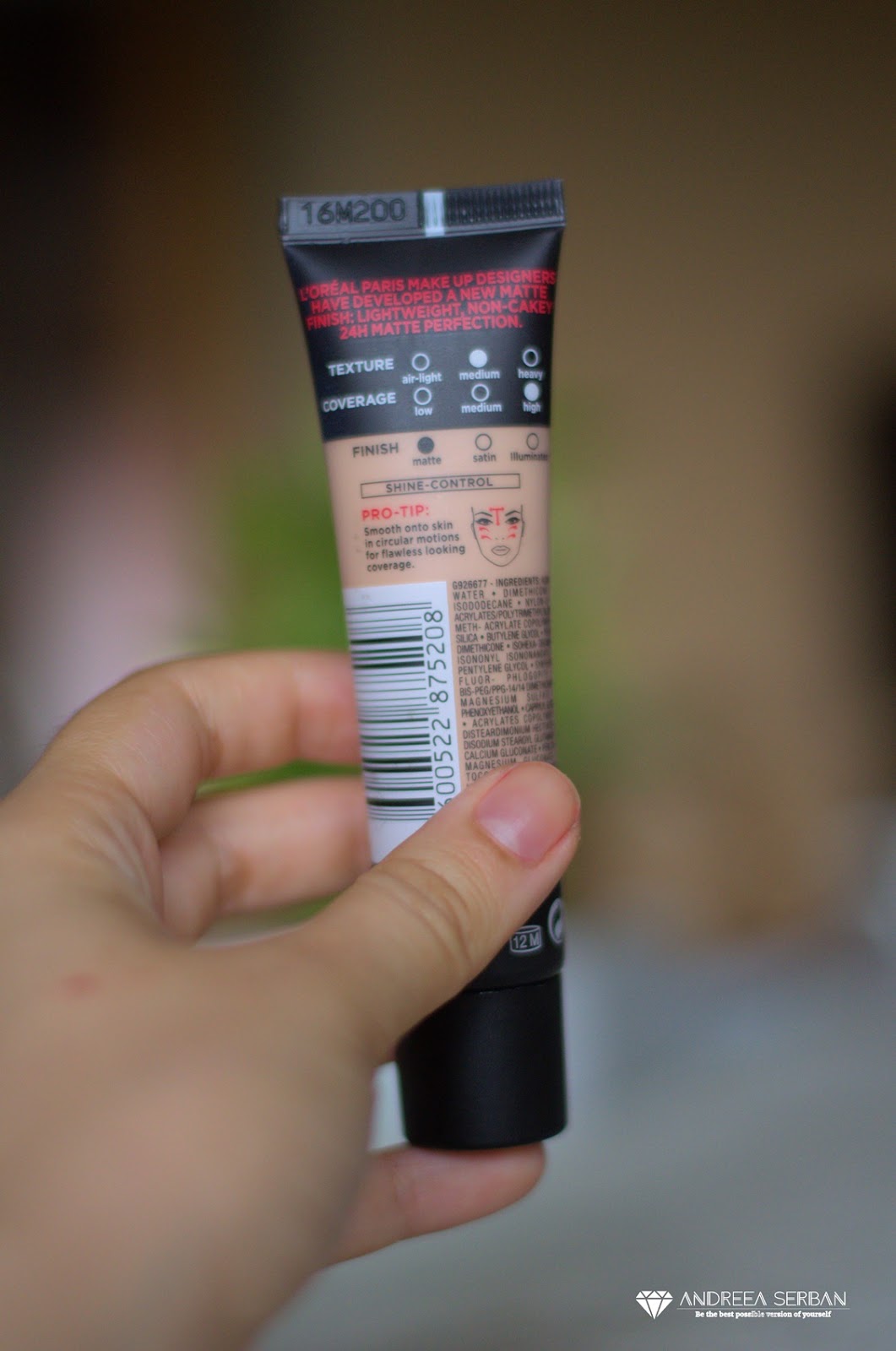 Bad factor Be satisfied Resign L'Oreal Infallible 24h- Matte | Review - Andreea Şerban