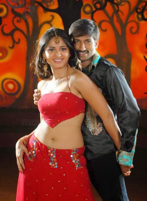 Anushka Shetty sexy navel photos, Anushka Shetty hot in red