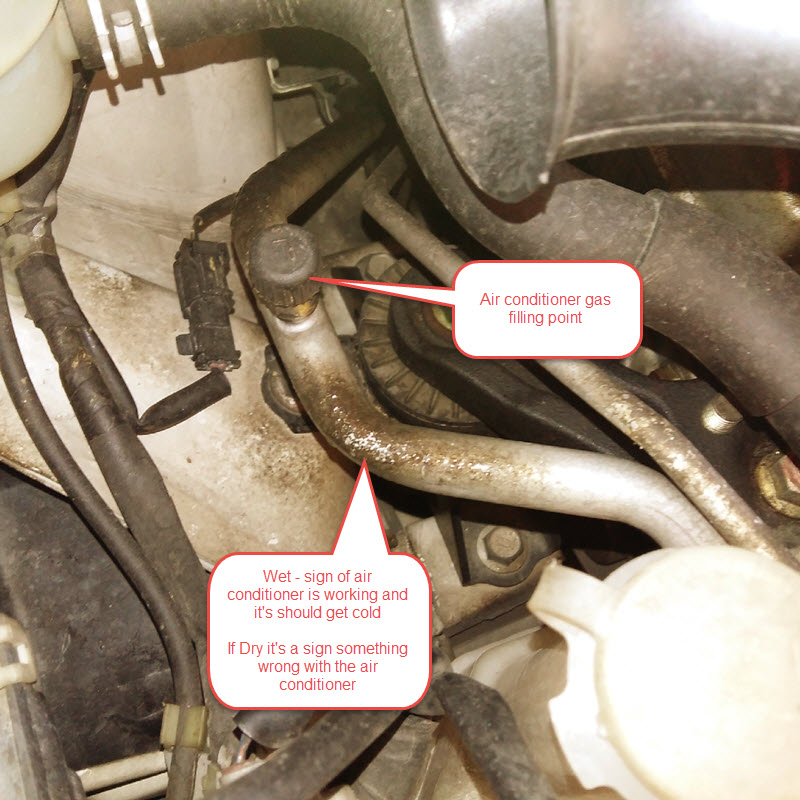 HomeMade DIY HowTo Make Perodua Alza Air Cond Not Cold Filling Gas