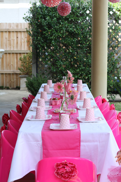 Bondville: Party Ideas: 3rd Pink Fairy Princess Party