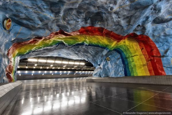 Stockholm metro station