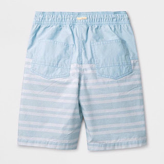 Quần shorts Lưng chun Kaki Thô Linen bé trai. Cat & Jack. Size 4-16T. VN xuất xịn. 1 MÀU. 