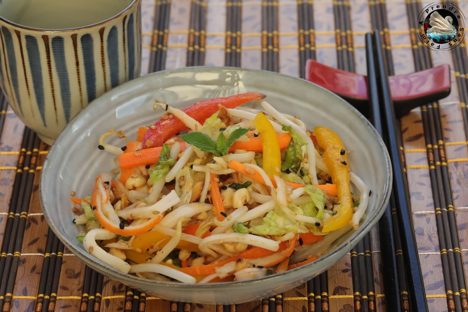 Salade fraîche vietnamienne au surimi A Prendre Sans Faim