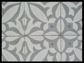 Zebra cement tile pattern in B Colorway from Avente Tile Zebra cement tile pattern in B Colorway from Avente Tile