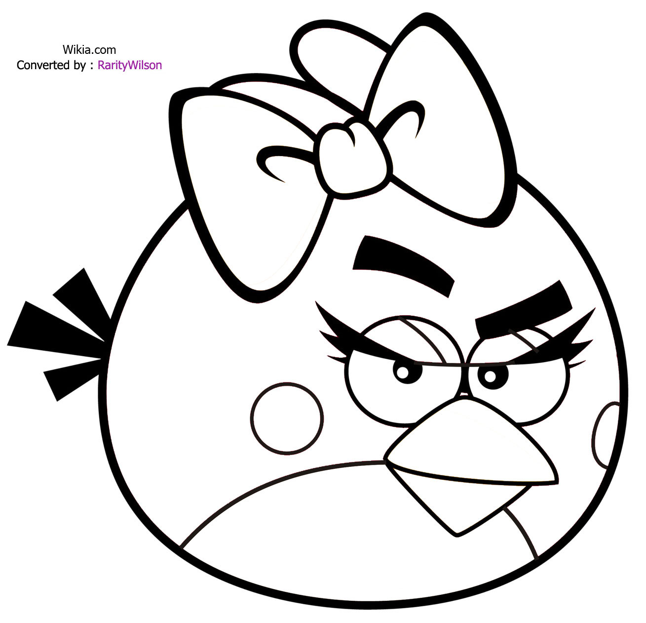 Angry Birds Character Coloring Pages Team colors