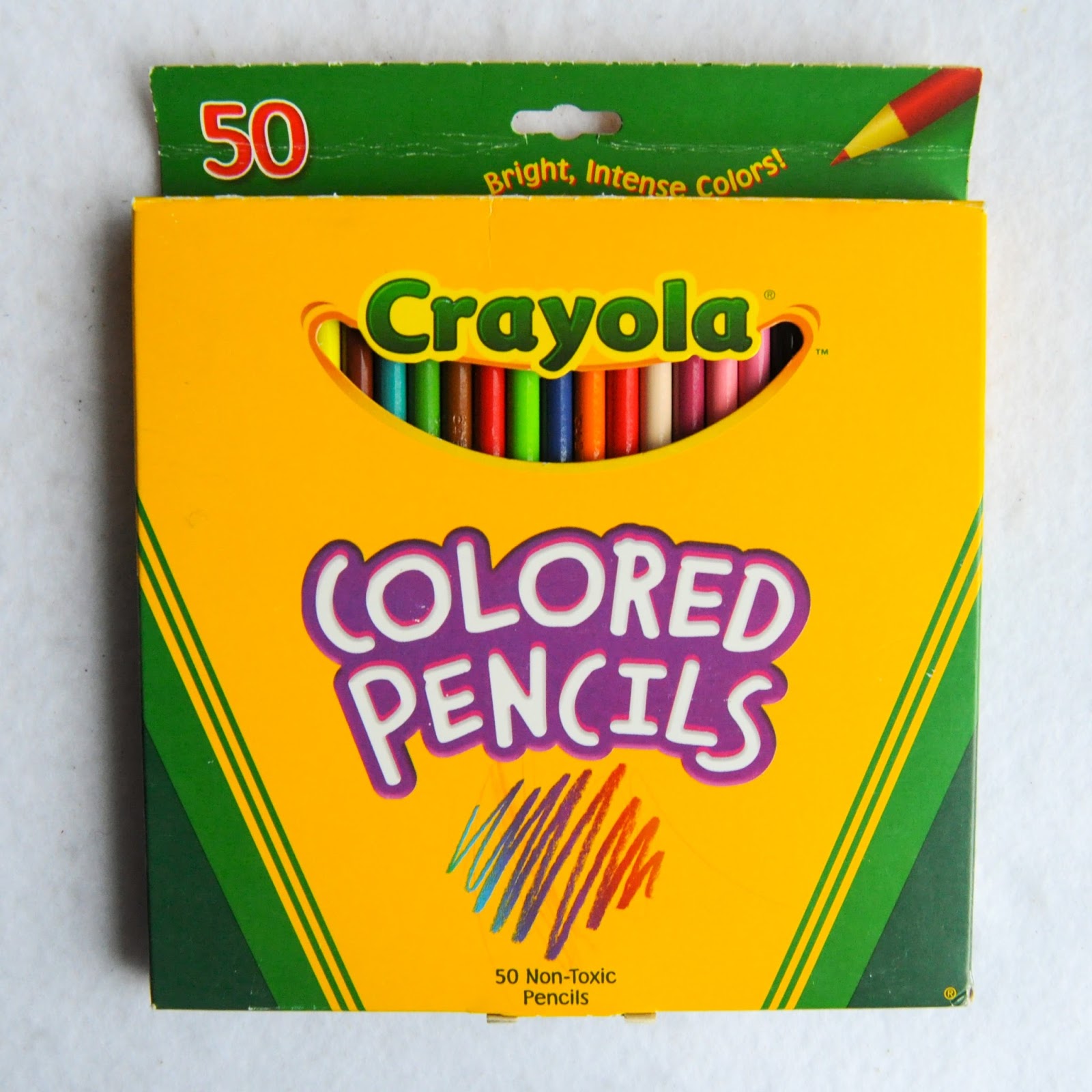 50 Crayola Colored Pencils Art