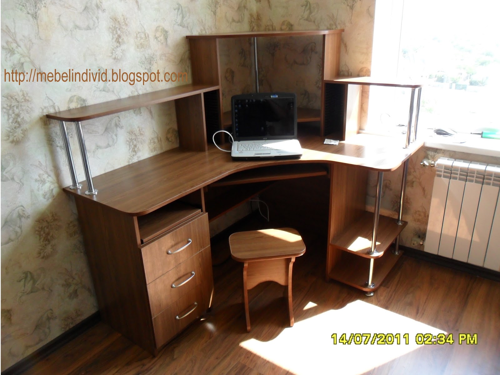 компьютерный стол с надстройкой своими руками