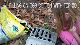 Gardening is the best form of Sensory Play Based Learning How to garden with the kids with egg cartons