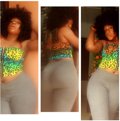 Fast Rising Actress, Destiny Etiko Shows Off Her Inviting Backside [Sexy Photos]