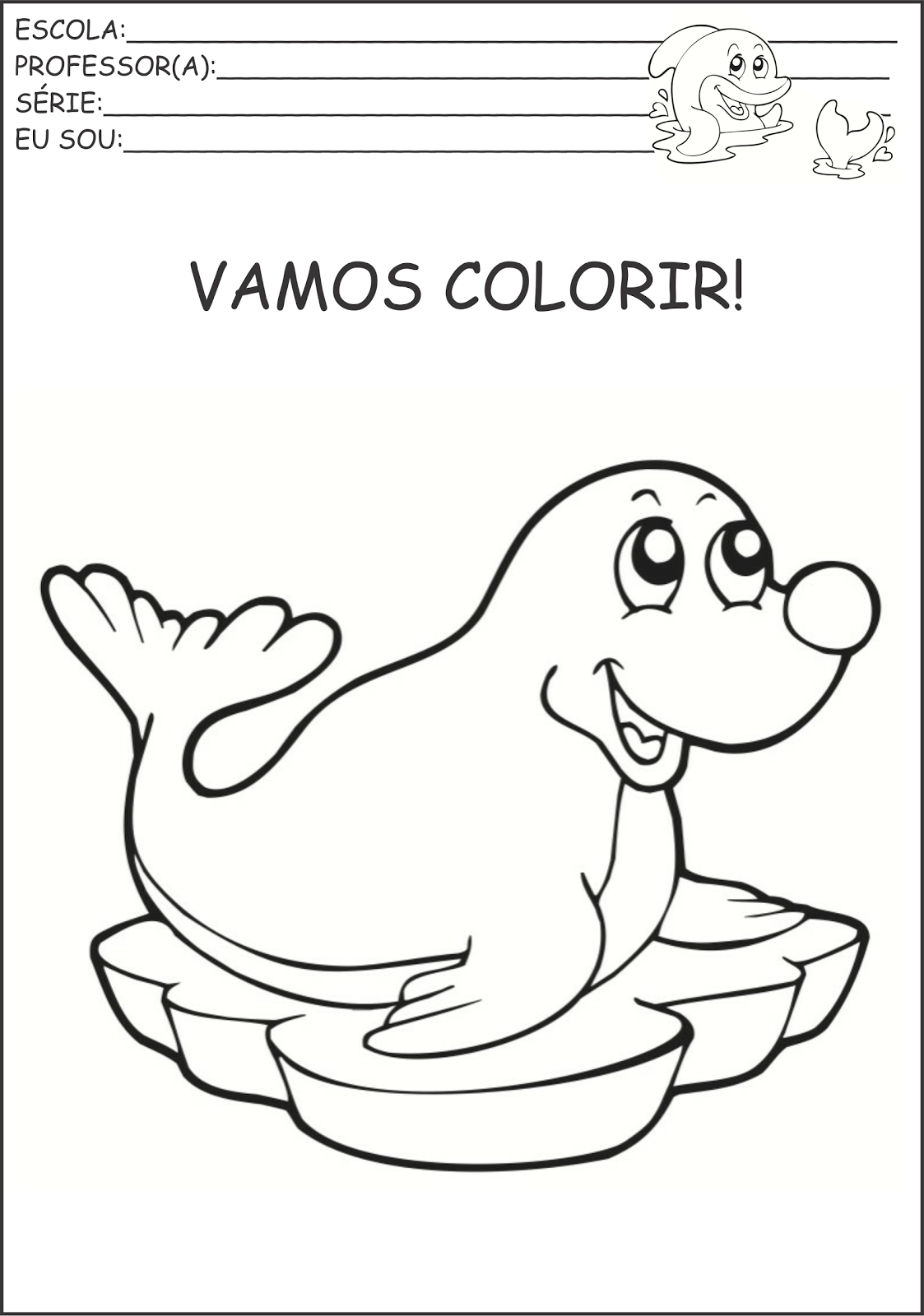 Desenhos para Colorir - Atividades