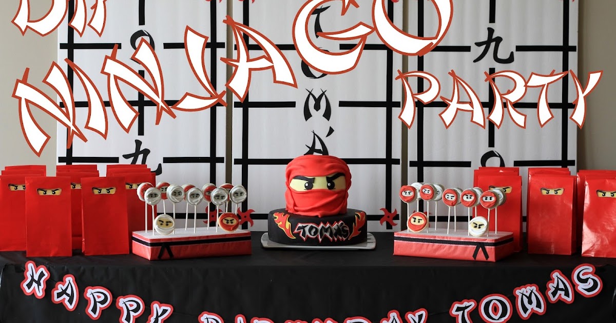 I Love Doing All Things Crafty Ninjago Birthday Party Wrap Up