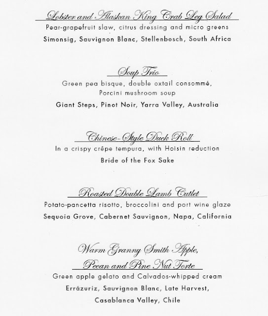Cruising on the Radiance of the Seas Chef's Table