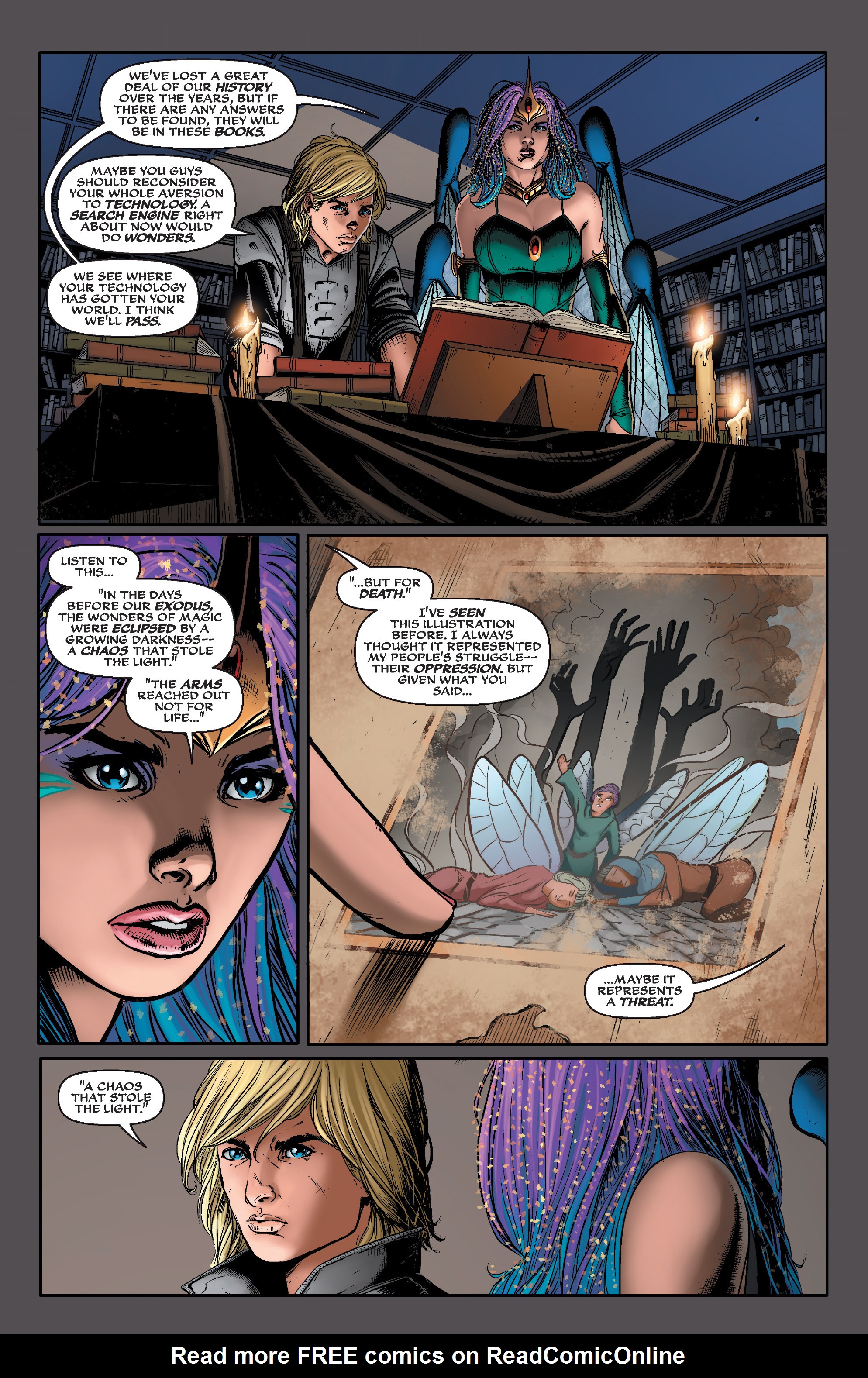 Read online Michael Turner's Soulfire (2011) comic -  Issue #6 - 8