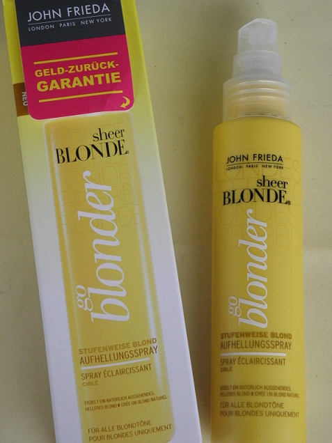 Glam Shine Beautyblog John Frieda Go Blonder Aufhellungsspray