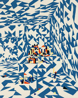 farah-atassi, painting, cubism, exhibition, solo-show, art, contemporary-art, xippas, paris, france, 2016, art-gallery, labyrinthe, ornamental