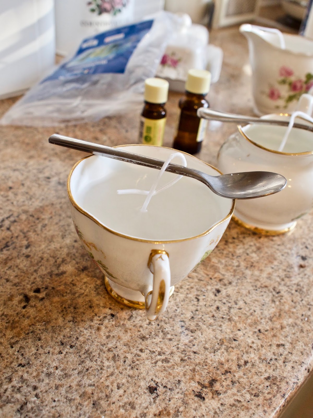 DIY Teacup Candles