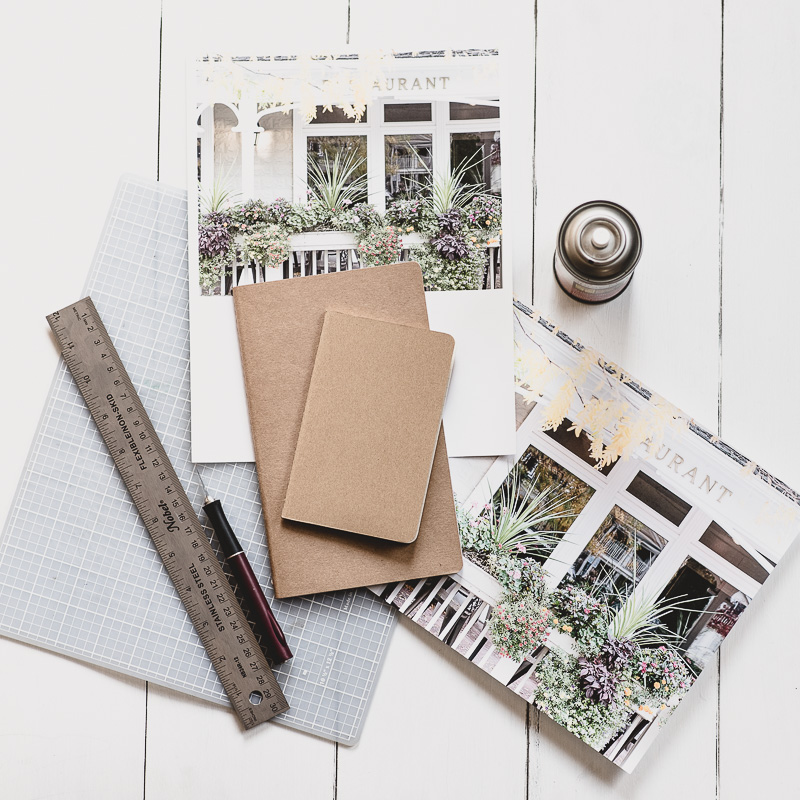 DIY Photo Covered Notebooks | Use your own photos to decorate and personalize your notebooks | personallyandrea.com